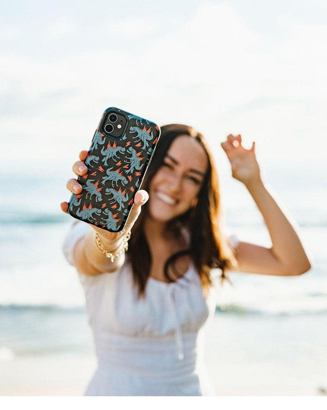 You're Dino-mite | Green Dinosaur Case iPhone Case get.casely 